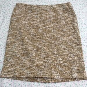 NWOT Laura Yellow High Waisted Tweed Boucle Pencil Skirt Plus Size 16/1X